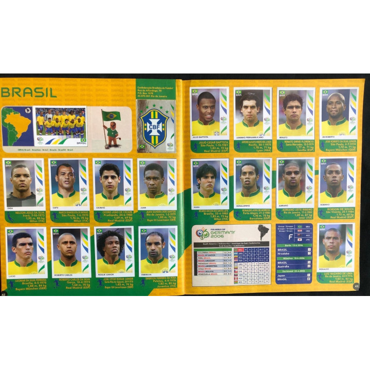 Futbol - Mundial Alemania 2006 Panini reverso