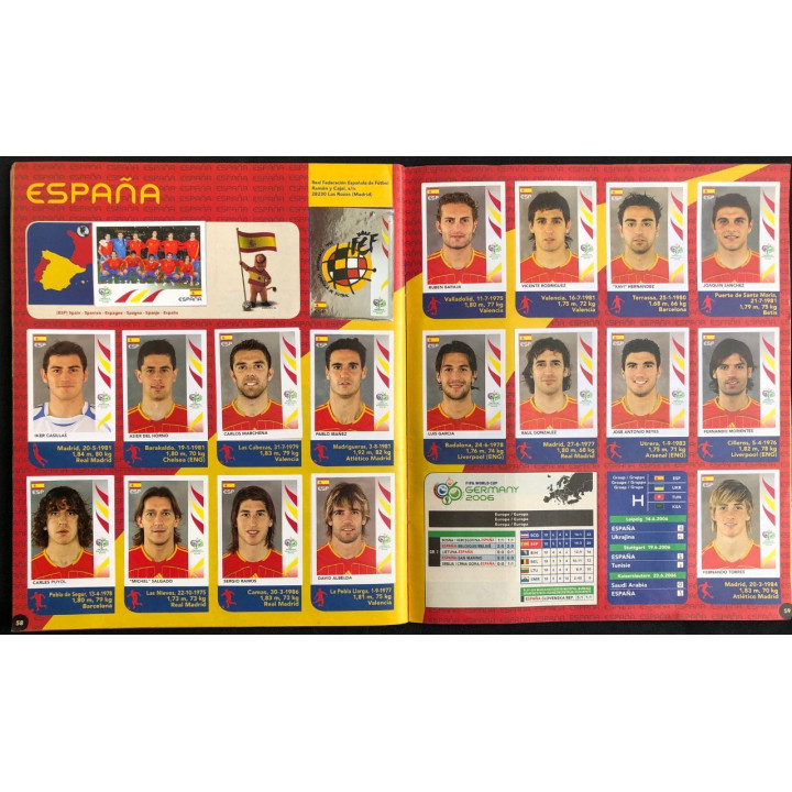 Futbol - Mundial Alemania 2006 Panini reverso