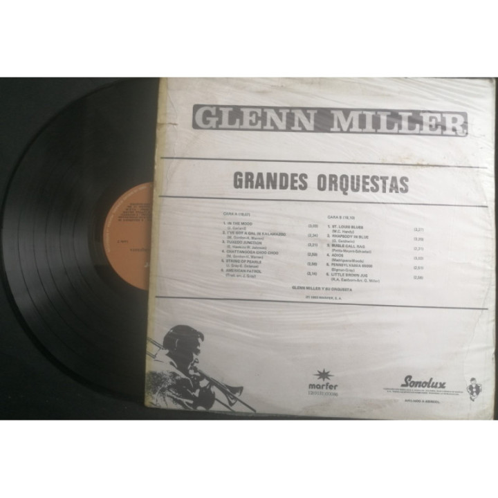 Glen Miller - A Memorial For Glen Miller - Colombia reverso