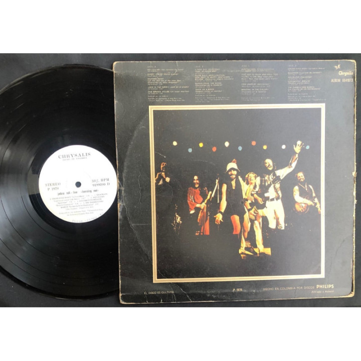 Jethro Tull - Live Bursting Out ( 2 VINILOS ) reverso