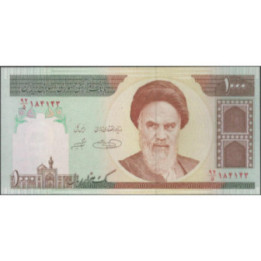 Iran: 1.000 Rials de ND1992 Firma 32 P143e