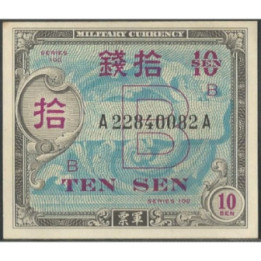 Japon 10 Sen ND1945 B P63