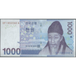 Korea del Sur 1.000 Won ND2007 P54a