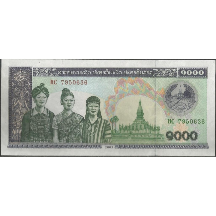Laos 1.000 Kip 2003 P32Ab