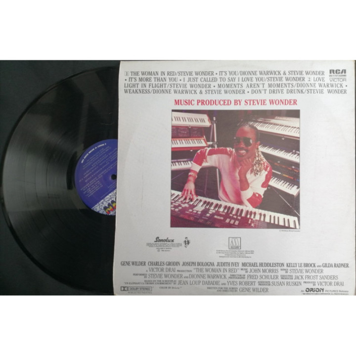 Stevie Wonder - The Woman In Red Soundtrack - Colombia reverso