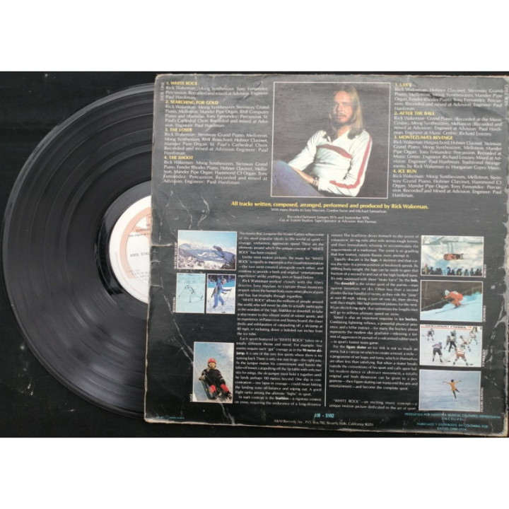Rick Wakeman - White Rock - Colombia reverso