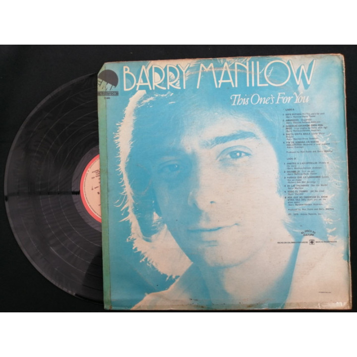 Barry Manilow - This One Is For You - Colombia reverso