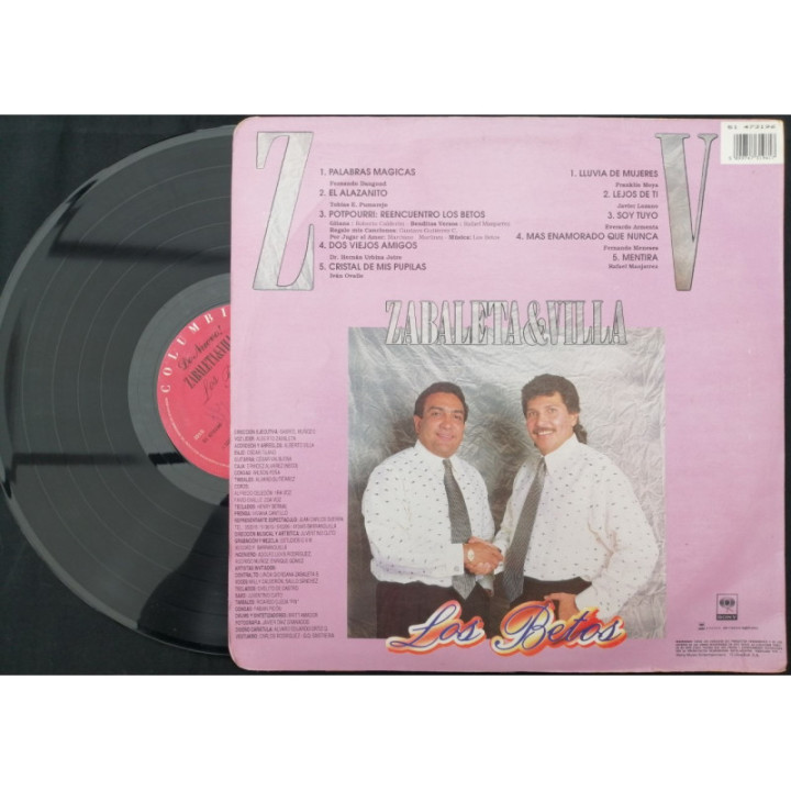 Los Betos Zabaleta & Villa De Nuevo - Colombia reverso