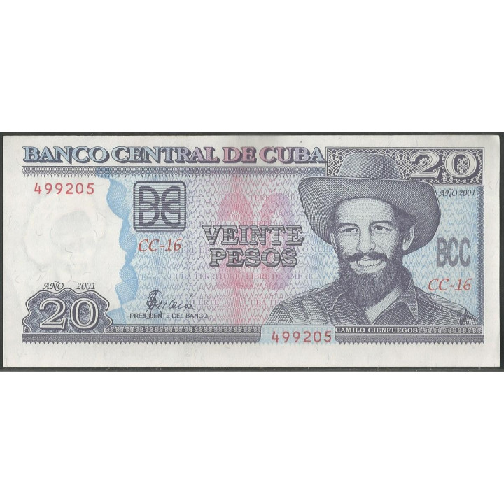 Cuba 20 Pesos 2001 P118c