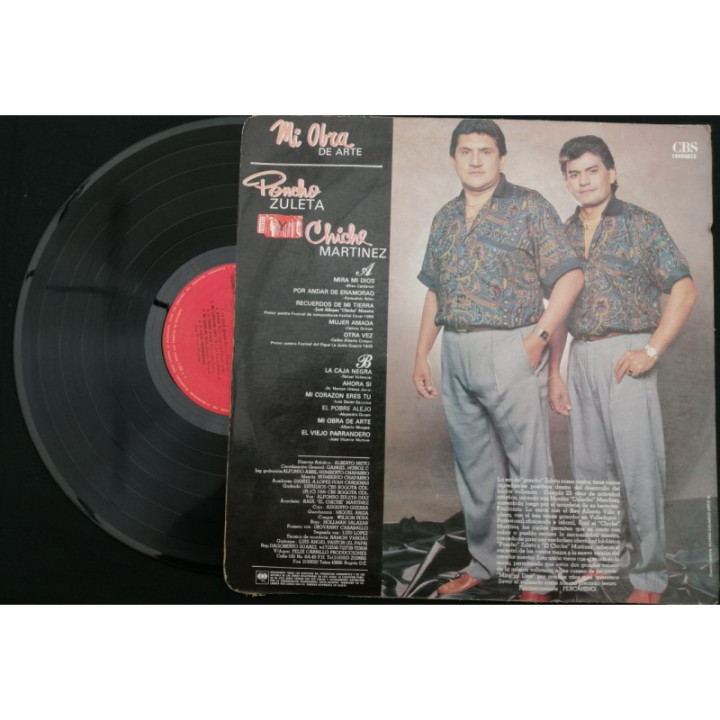 Poncho Zuleta y Chiche Martinez Mira Dios - Colombia reverso