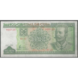 Cuba 5 Pesos 2001 P116d