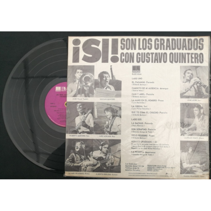 Los Graduados - ¡Si! - Colombia reverso