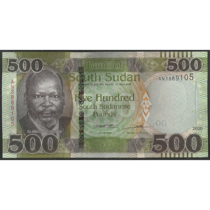 Sudan del Sur 500 Pounds 2020 P16