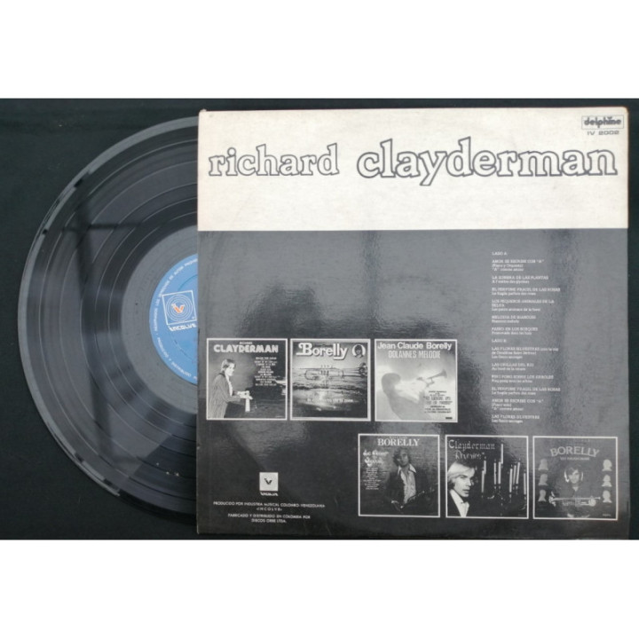 Richard Clayderman Amor Se Escribe Con A - Colombia reverso