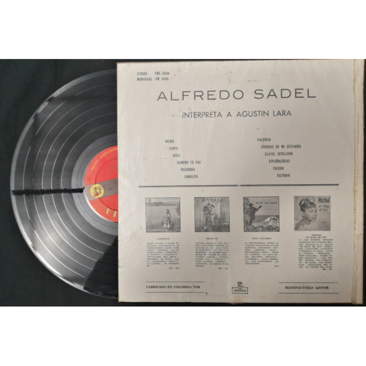 Alfredo Sadel Canta A Agustin Lara - Colombia reverso
