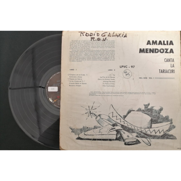 Amalia Mendoza La Tariacuri - Colombia reverso