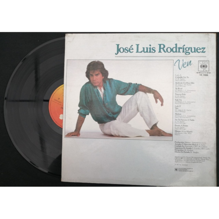 Jose Luis Rodriguez Ven - Colombia reverso