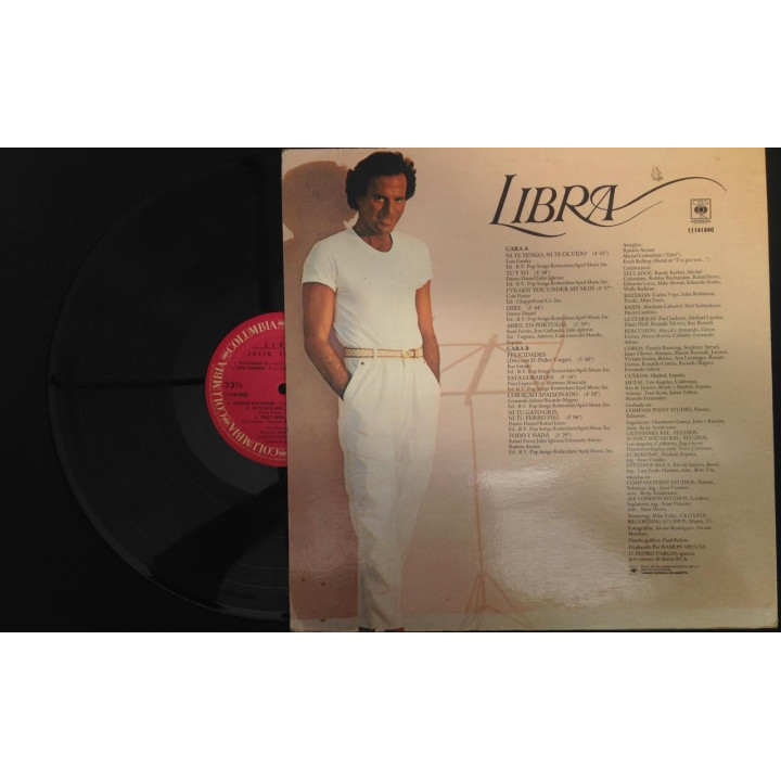 Julio Iglesias Libra - Colombia reverso