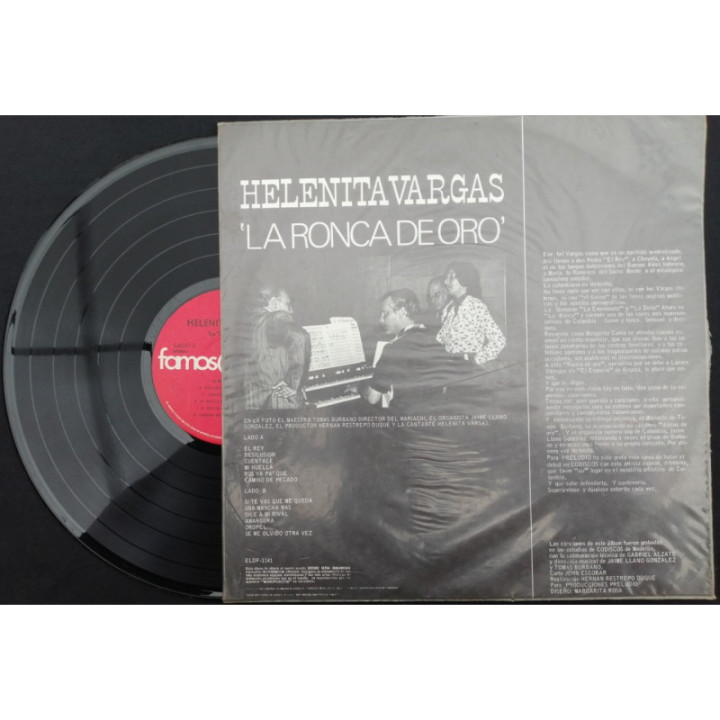 Helenita Vargas ' La Ronca De Oro ' - Colombia reverso