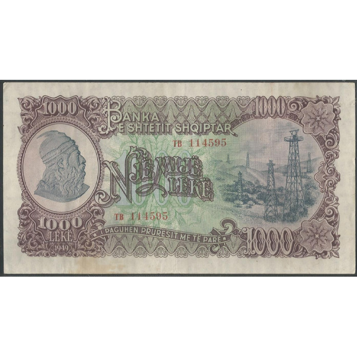 Albania 1.000 Leke 1949 P27A