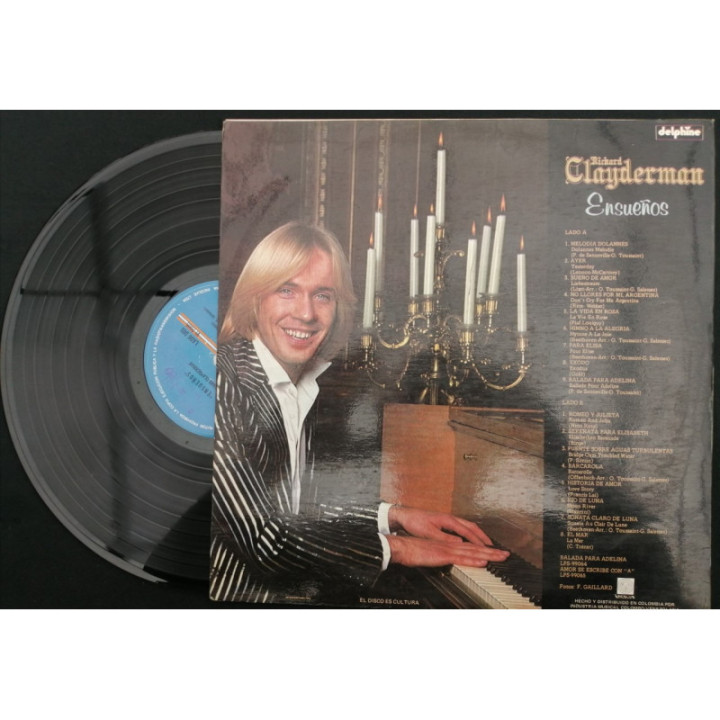 Richard Clayderman Ensueños - Colombia reverso