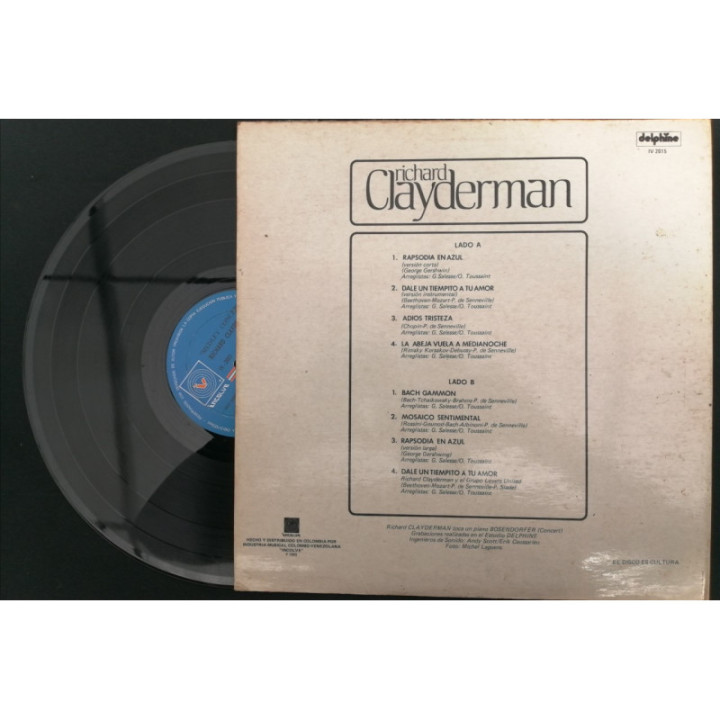 Richard Clayderman Medley Concerto - Colombia reverso