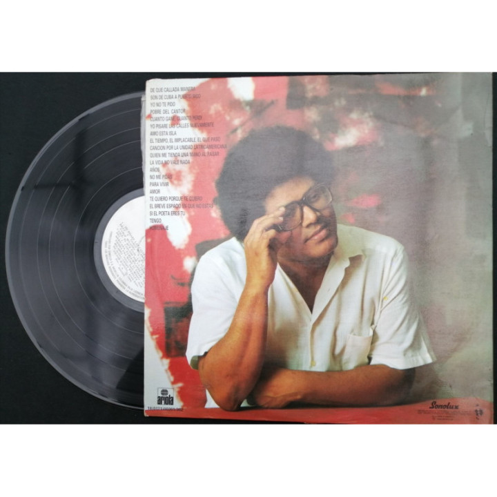 Pablo Milanes Querido Pablo - Colombia 2 Vinilos reverso