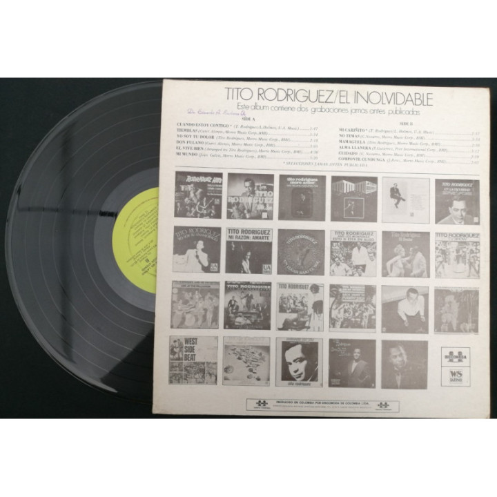 Tito Rodriguez Album De Oro - Colombia reverso