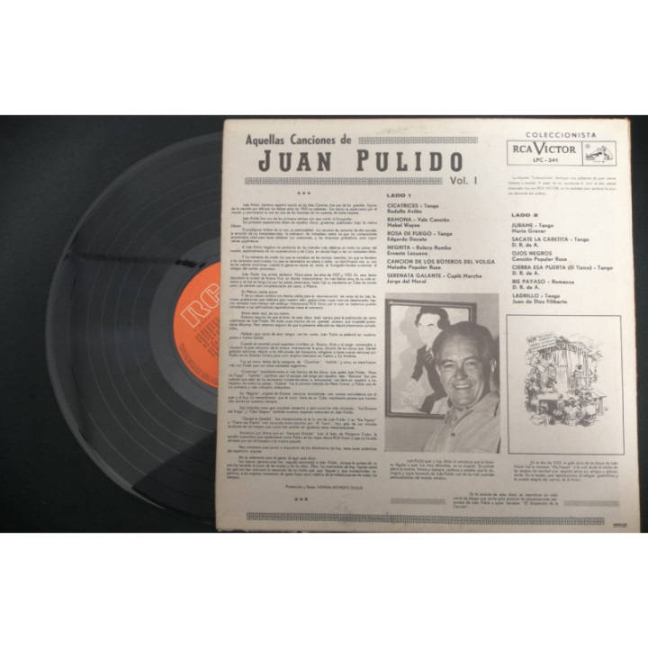 Juan Pulido Aquellas Canciones - Colombia reverso
