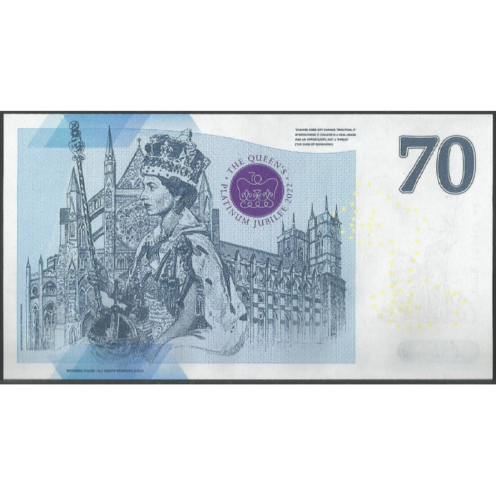 Britannia 70 Pounds ND2022 V2 Fantasia reverso
