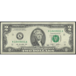 Estados Unidos 2 Dollars 2009 K P530A