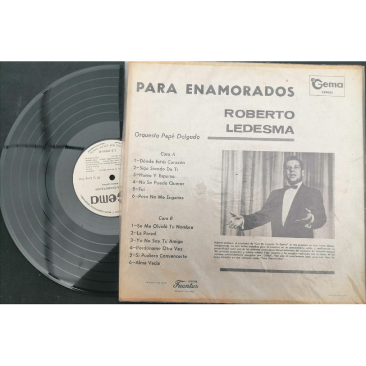 Roberto Ledesma Para Enamorados - Colombia reverso
