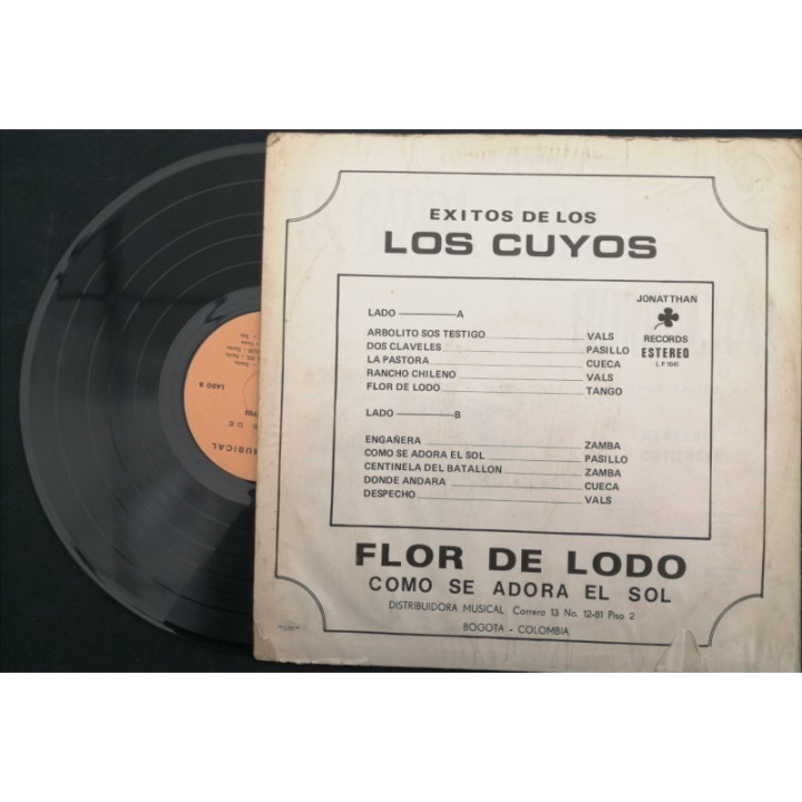 Los Cuyos Flor De Lodo Como Se Adora El Sol - Colombia reverso
