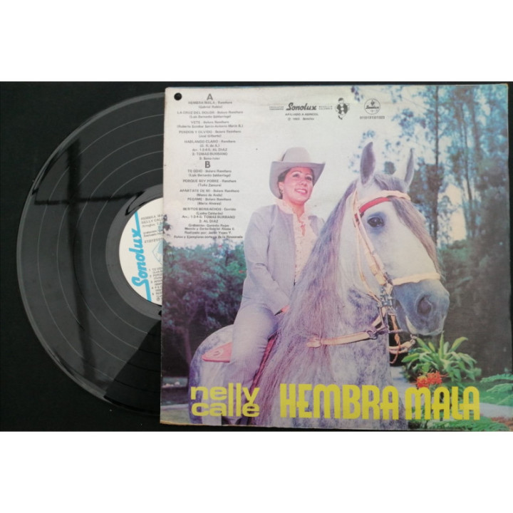 Nelly Calle Hembra Mala - Colombia reverso