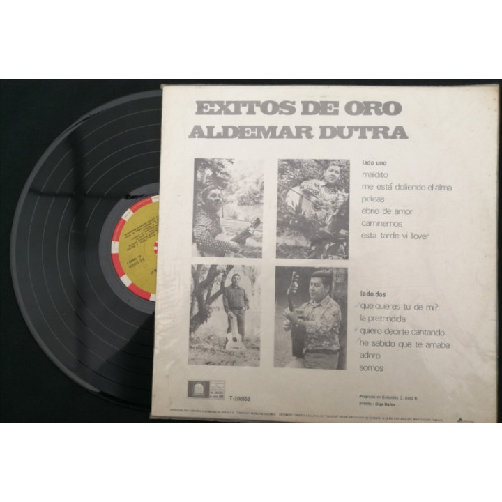 Aldemar Dutra Exitos De Oro - Colombia reverso