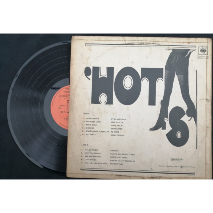 Hot's Vol 1 Rock Hits - Colombia reverso