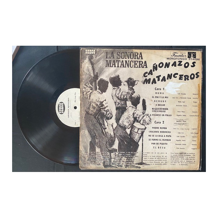 La Sonora Matancera Cañonazos matanceros Colombia reverso