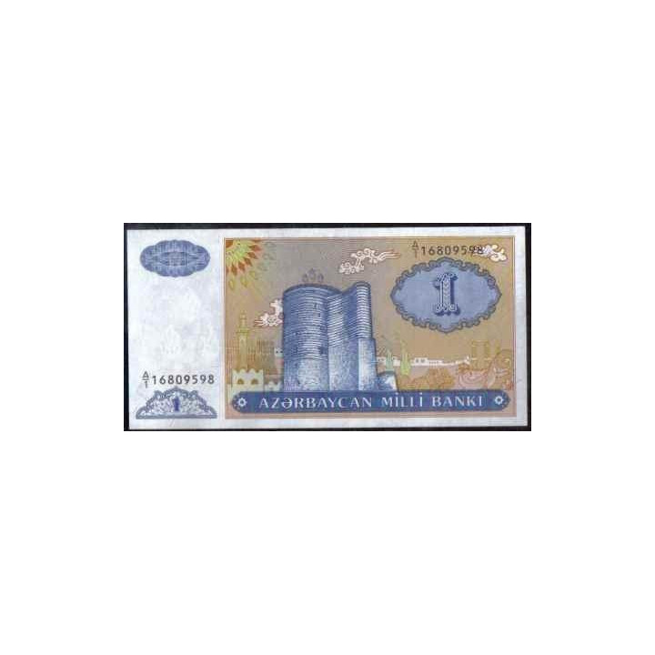 Azerbaijan 1 Manat ND1993 P14