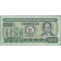 Mozambique 100 Meticais 16 Jun 1983 P130a
