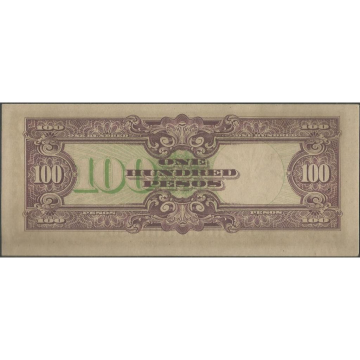 Filipinas 100 Pesos ND1944 P112a reverso