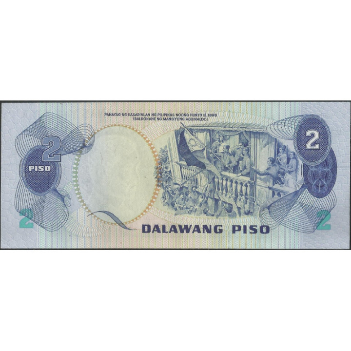 Filipinas 2 Piso ND1978 P159b reverso