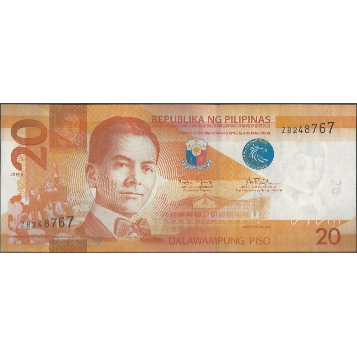 Filipinas 20 Piso 2010 P206a