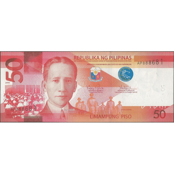 Filipinas 50 Piso 2010 P207a