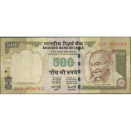 India 500 Rupias 2008 P99o
