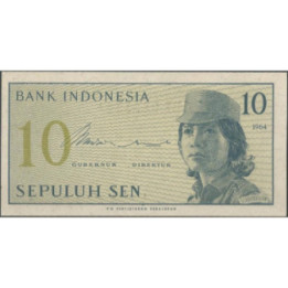 Indonesia 10 Sen 1964 P92