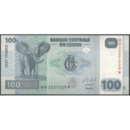Rep. Democratica del Congo 100 Francs 30 Jun 2013 P98b