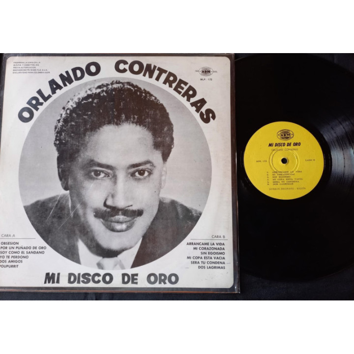 Orlando Contreras Mi disco de oro - Colombia reverso