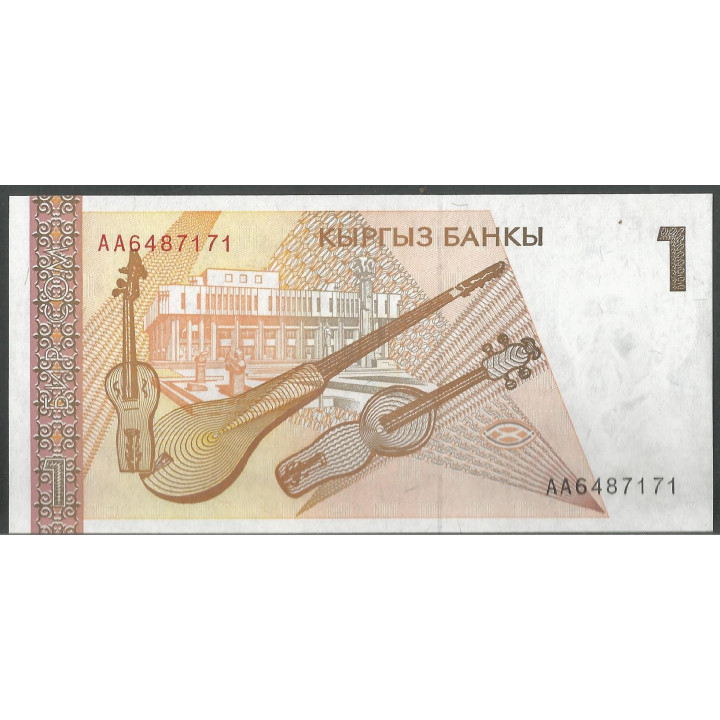 Kyrguistan1 Som ND1994 P7a reverso