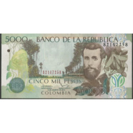 Billete de 5.000 Pesos 31 Ago 2013 BGW548