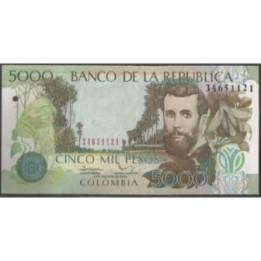 Billete de 5.000 Pesos 2 Ago 2014 BGW551